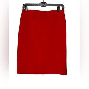 Talbots Classic Cayenne Wool Blend Pencil Skirt Size 2 Office Siren